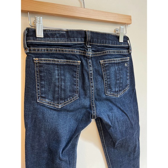 Rag & Bone Crop Denim Jeans in Blue Serrano size 24 - Picture 6 of 10